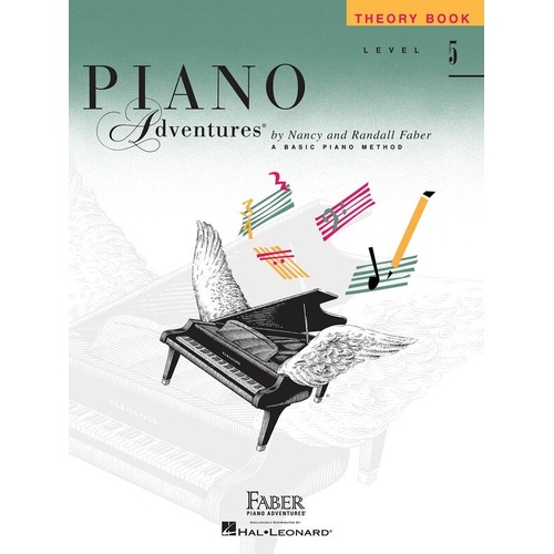 Piano Adventures Level 5 Theory Book by Faber - 40 Pages