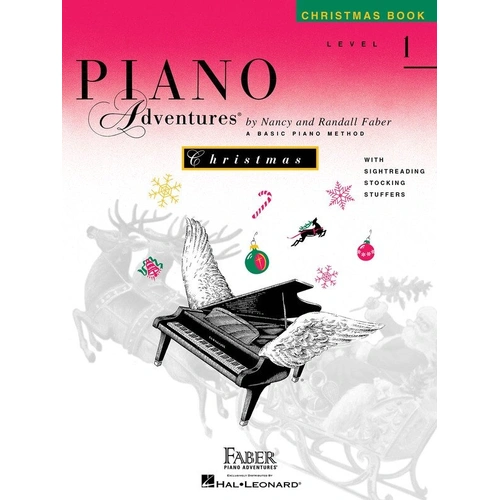Piano Adventures Christmas Level 1 Book by Faber Piano Adventures - 20 Pages