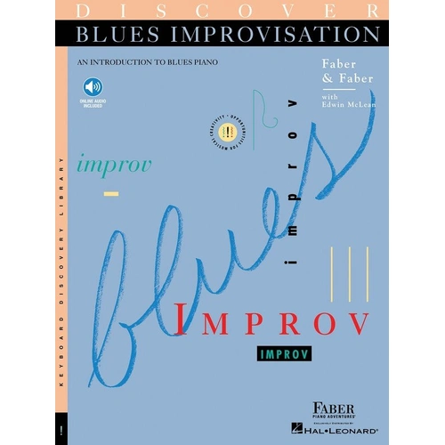 Discover Blues Improvisation Book by Faber Piano Adventures