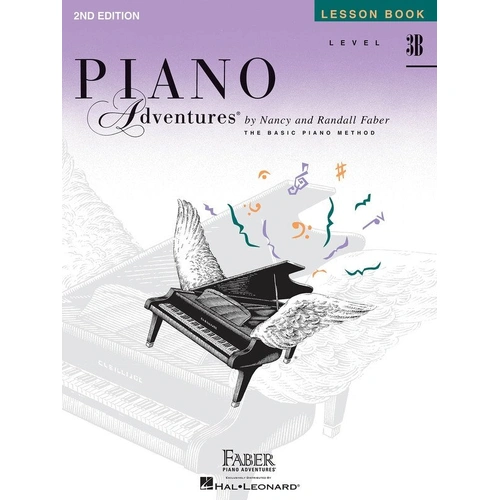 Piano Adventures Level 3B Lesson Book 2nd Edition by Faber Piano Adventures, 48 Pages