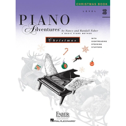 Piano Adventures Christmas Book Level 3B by Faber - 32 Pages