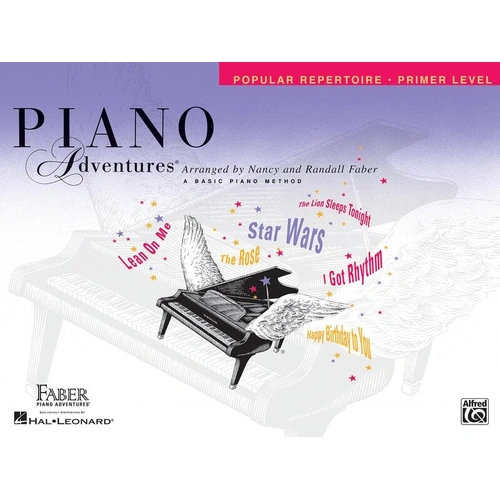 Piano Adventures Primer Level Popular Repertoire Book by Faber - 32 Pages