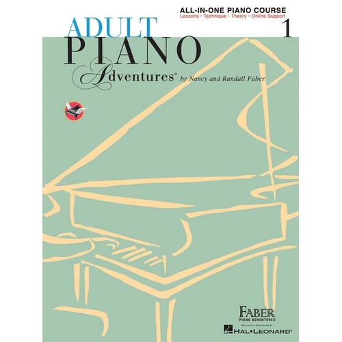 Adult Piano Adventures All-in-One Lesson Book 1 by Faber Piano Adventures