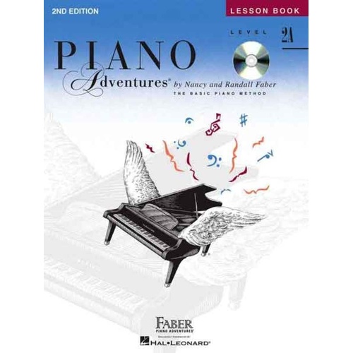 Piano Adventures Level 2A Lesson Book 2nd Edition with CD - Faber Piano Adventures, 64 Pages