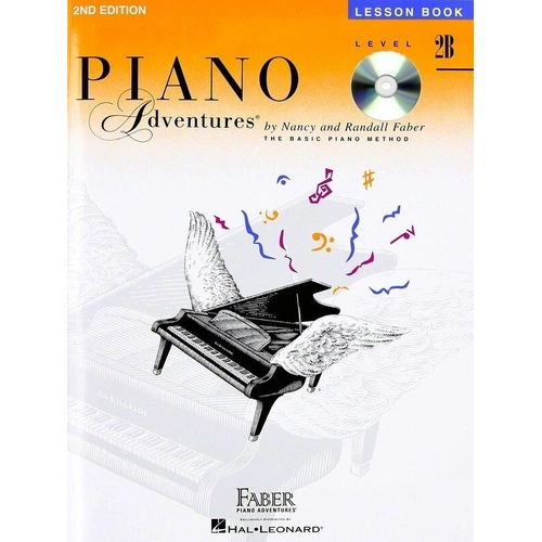 Piano Adventures Level 2B Lesson Book 2nd Edition with CD