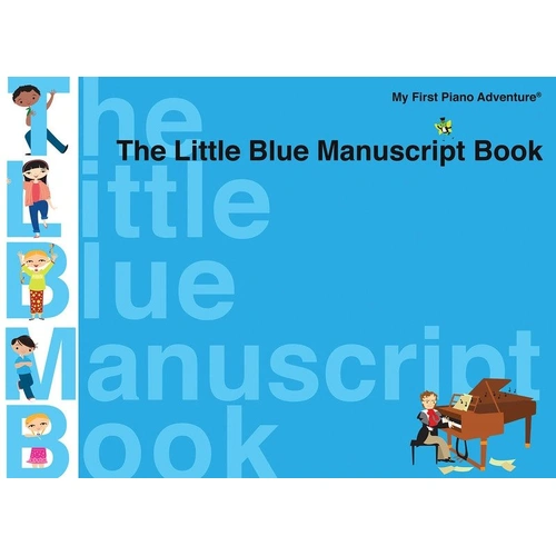 Piano Adventures Little Blue Manuscript Book, 4 Stave, 48 Pages, Faber Piano Adventures Series