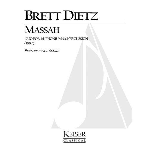 Dietz - Massah For Euphonium/Percussion (Pod) (Set of Parts)