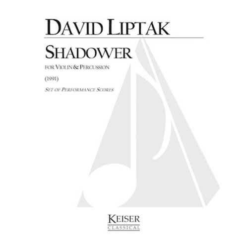 Liptak - Shadower For Violin And Percussion (Pod) Softcover Book (Percussion|Violin)