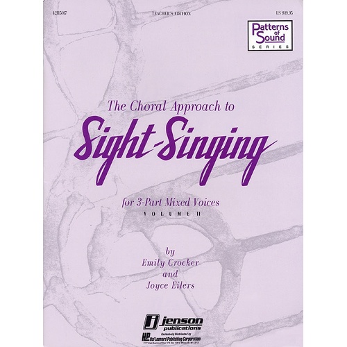Choral Approach To Sight Singing Singers Ed V2 (Softcover Book)
