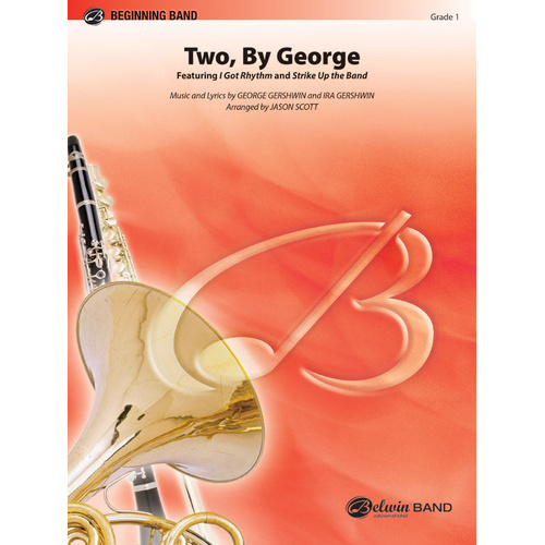 Two By George Concert Band Sheet Music Gershwin Arrangement