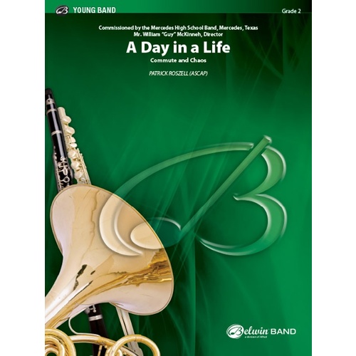 A Day in a Life Concert Band Sheet Music Grade 2