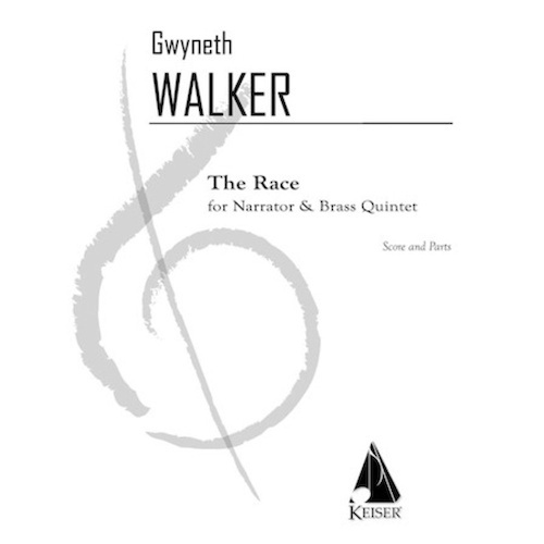 Walker - The Race For Narrator/Brass Quintet Score/Parts (Pod)