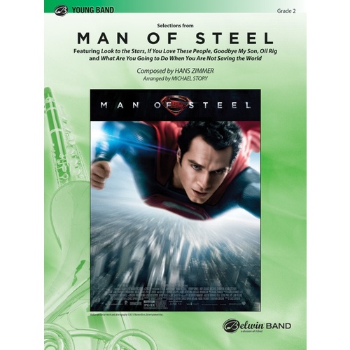 Selections From Man Of Steel Concert Band Gr2 Score