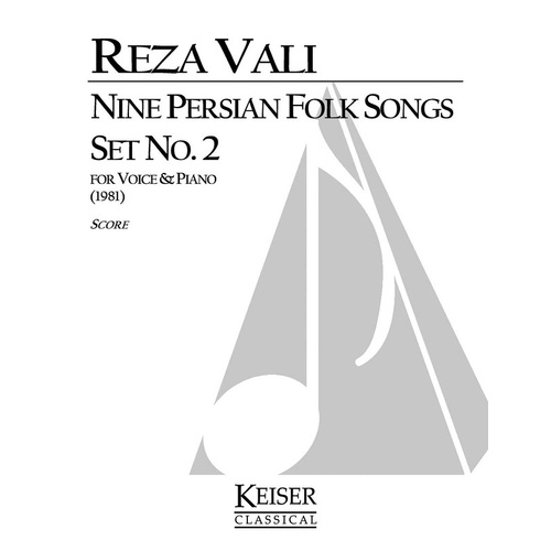 Nine Persian Folk Songs Set No 2 Soprano