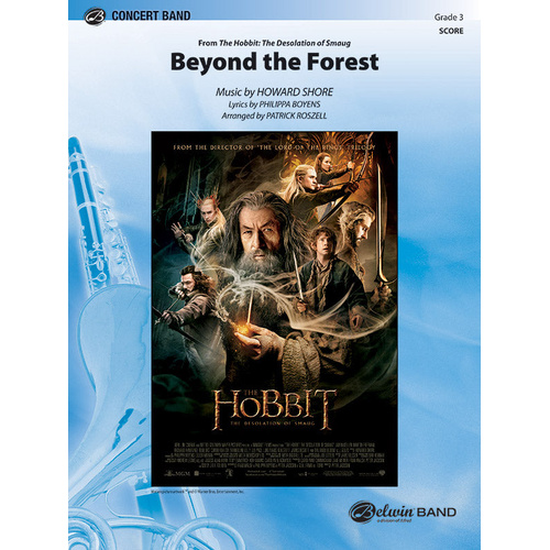 Beyond the Forest Concert Band Sheet Music by Howard Shore, Grade 3