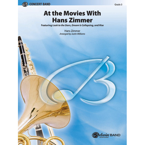 At the Movies With Hans Zimmer - Concert Band Sheet Music, Grade 3