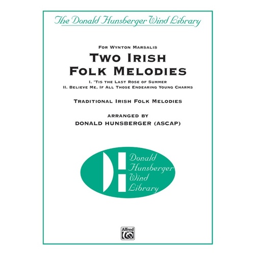 Two Irish Folk Melodies Concert Band Sheet Music Grade 3