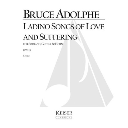 Ladino Songs Of Love & Suffering Soprano/Guitar/Horn (Pod) Score (French Horn|Guitar|Vocal)