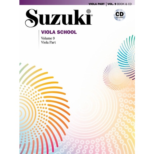 Suzuki Viola School Volume 9 Book/CD
