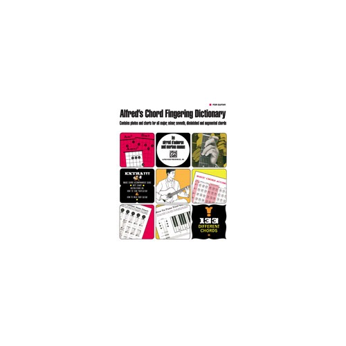 Alfred Chord Fingering Dictionary for Guitar with Chord Photos, Charts, and Tuning Instructions
