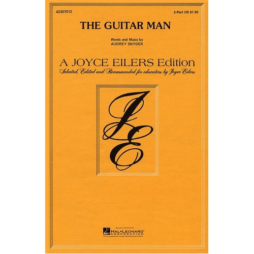 Guitar Man 2-Part Choral Score by Hal Leonard - 8 Pages