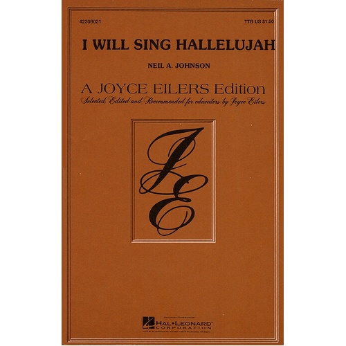 I Will Sing Hallelu TTB (Octavo)