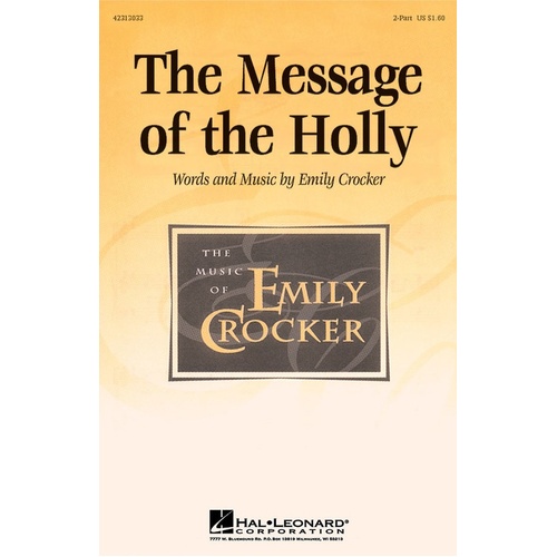 Message Of The Holly 2 Pt (Octavo)