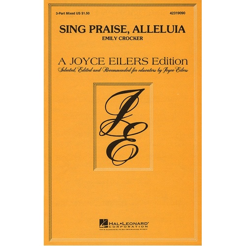 Sing Praise Alleluia 3 Pt Mixed (Octavo)