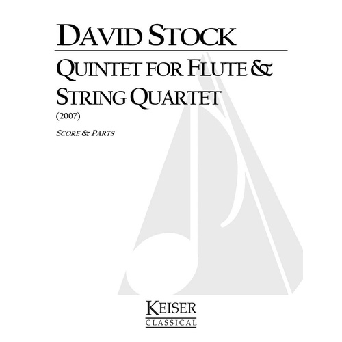 Stock - Quintet For Flute and String Quartet Score/Parts (Pod) (Music Score/Parts)