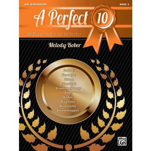 A Perfect 10 Book 5 Late Intermediate Piano Sheet Music