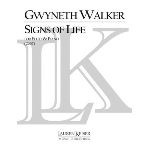 Walker - Signs Of Life A Celebration For Flute/Piano (Pod) Softcover Book (Flute)