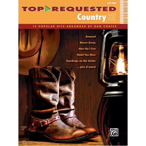 Easy Piano Country Sheet Music Collection by Dan Coates
