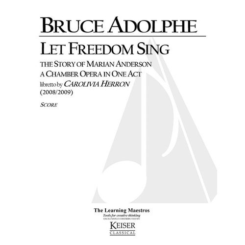 Let Freedom Sing The Story Of Marian Anderson Score (Pod) (Music Score)
