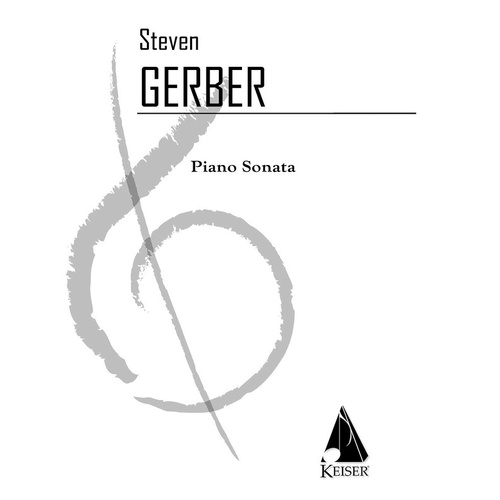 Steven Gerber - Piano Sonata (Pod) (Softcover Book)