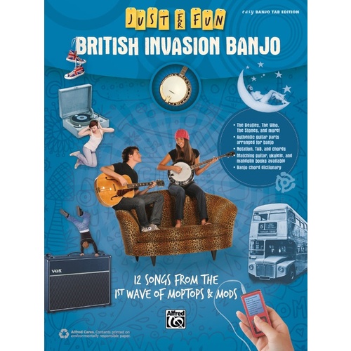 Just For Fun British Invasion Banjo Tab