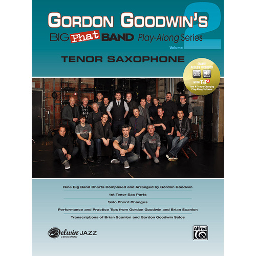 Big Phat Band Playalong Volume 2 Tenor Sax Book with CD