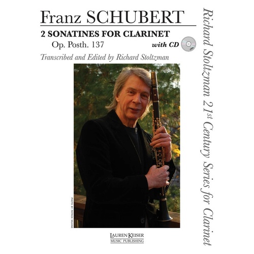 2 Sonatines For Clarinet Op 137 Book/CD (Softcover Book/CD)