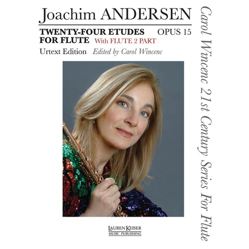 Andersen - 24 Etudes For Flute Op 15 (Pod) (Softcover Book)