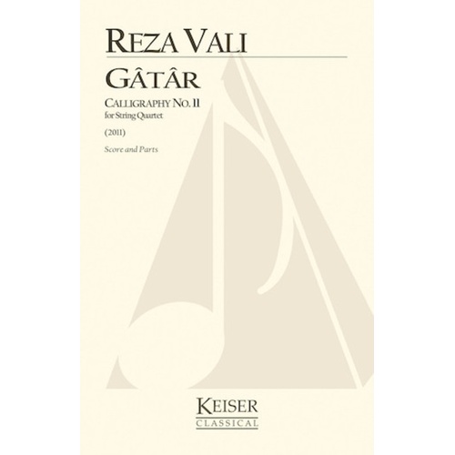 Vali - Gatar Calligraphy No 11 String Quartet Sc/Pts (Pod) Score/Parts (Viola|Cello|2 Violins)