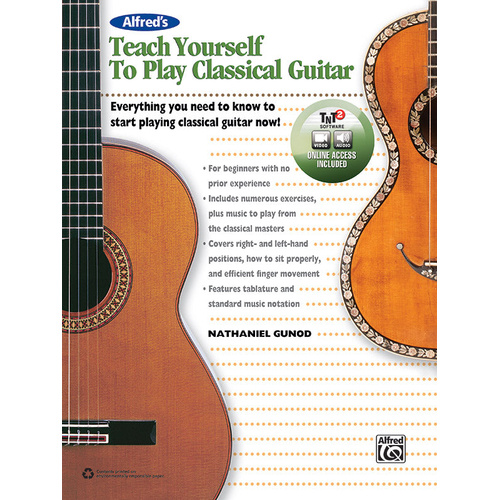 Teach Yourself to Play Classical Guitar Book/CD/DVD