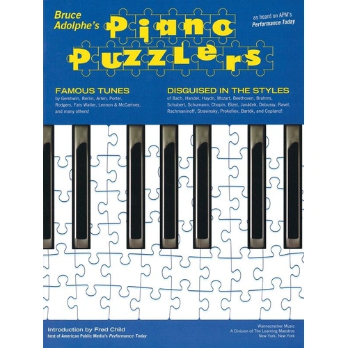 Bruce Adolphe - Piano Puzzlers: Piano Solos for 32 Tunes in Various Styles