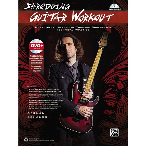 Shredding Guitar Workout Book and DVD