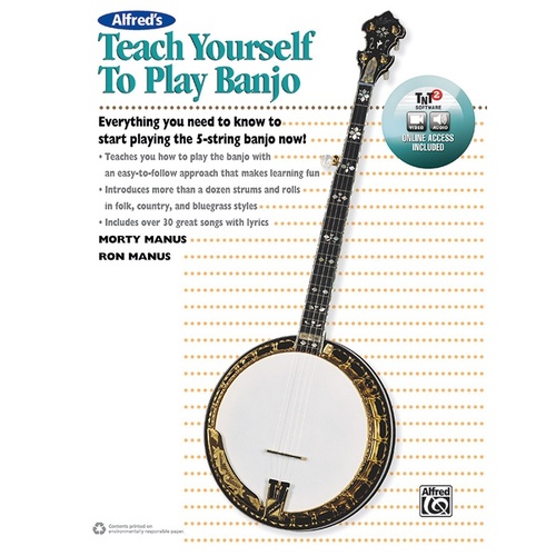 Teach Yourself to Play Banjo Book CD DVD
