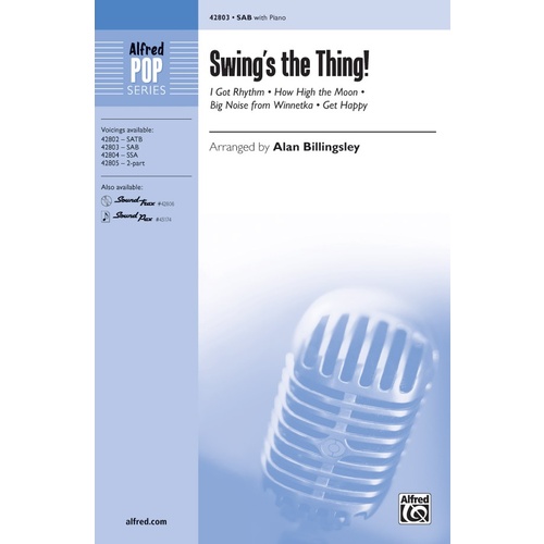 Swings the Thing SAB Choral Sheet Music