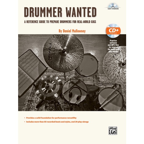 Drummer Wanted Book/CD