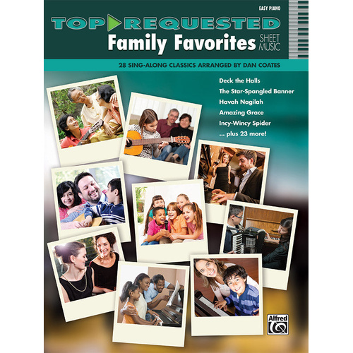 Family Favorites Sheet Music EP for Piano - 28 Celebrated Songs