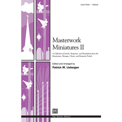 Masterwork Miniatures 2 SATB Arr Liebergen
