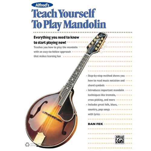Teach Yourself To Play Mandolin Book/CD/DVD