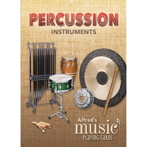 Music Playing Cards Percussion Instruments