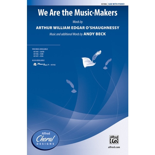 We Are the Music-Makers SAB Choral Sheet Music